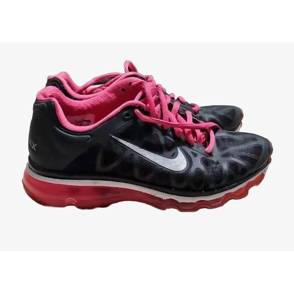 Nike Air Max 429890-006  Running Shoes‎ Womens Sz 7 Pink Black Sneakers P15